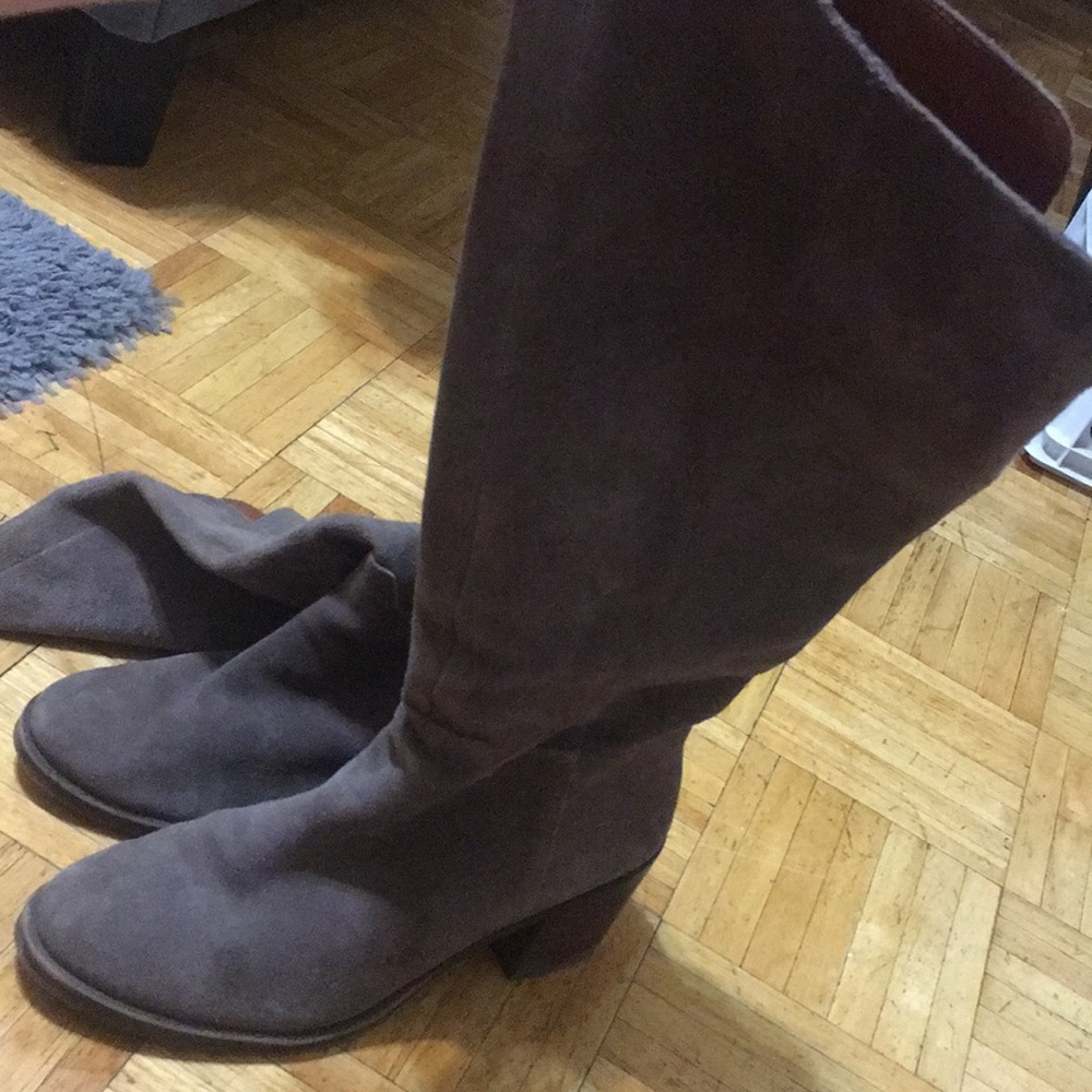 Lucky brand 8 WC tall boots suede